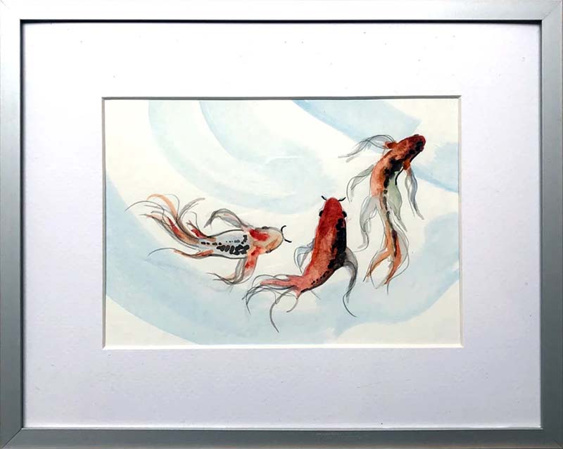 Japanese Koi Fish series by Kelli Fifield