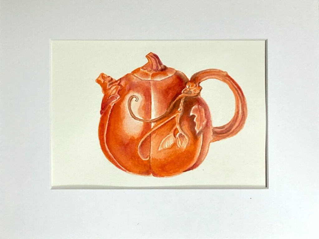 Pumpkin Teapot U, by Kelli Fifield